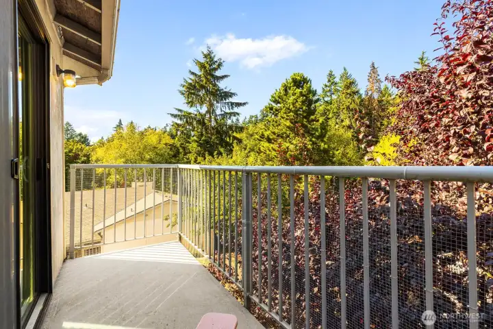 Private balcony