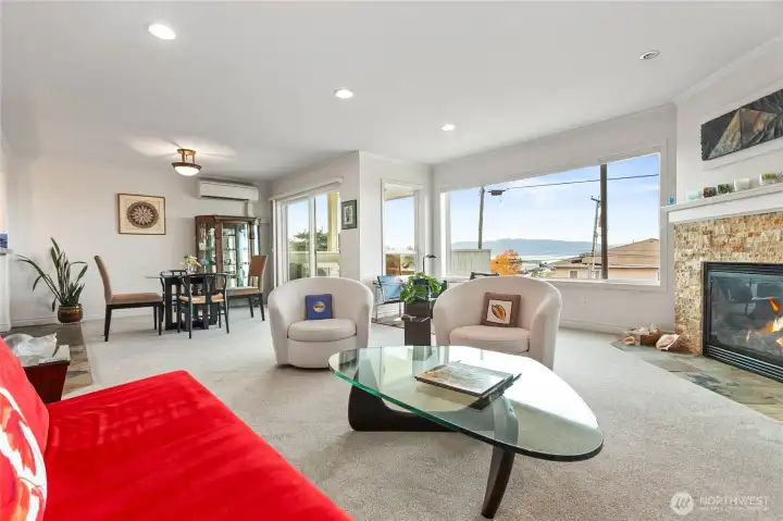 Snuggle up next to the fire and enjoy you good book and your favorite beverage