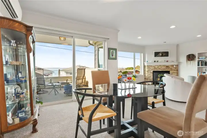 Dining area with room for a hutch