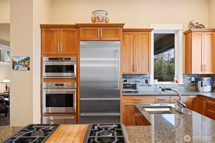 Another view of the perfect work triangle...that has amazing views!