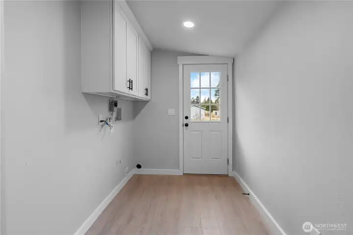Spacious, functional utility room