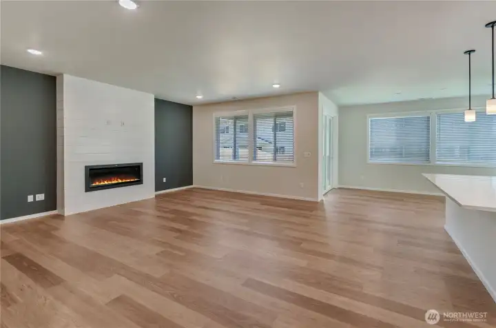 Photos are taken of a Shelby plan previously built in the community.