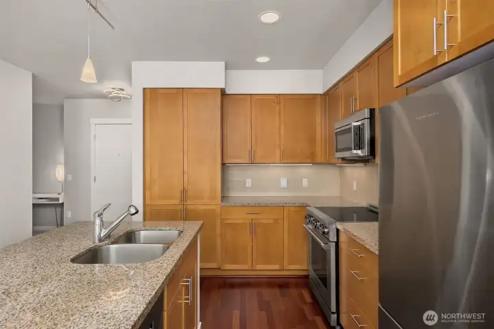 Lightly lived in and beautifully maintained, this home offers exceptional everyday comfort.