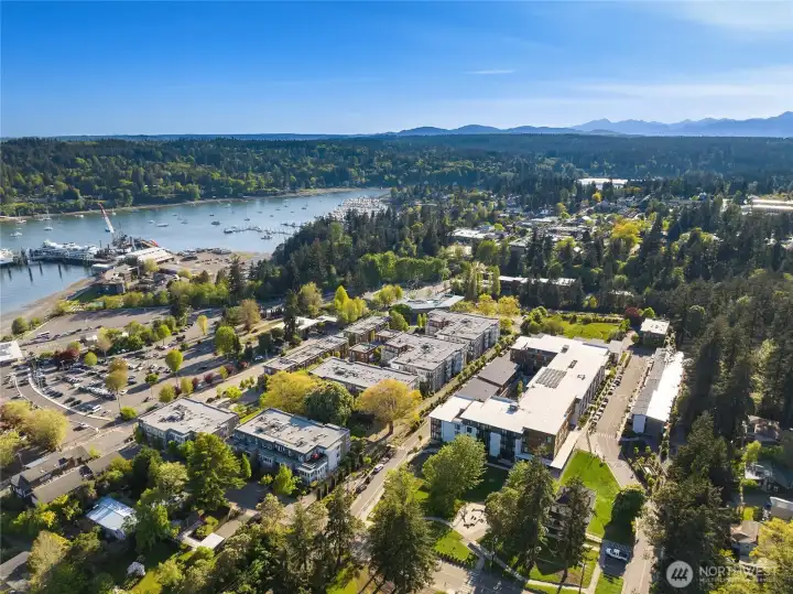 Harbor Square’s central Winslow location places everyday conveniences right outside your door.