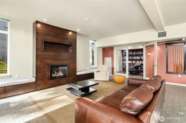 Lounge-style common areas offer a comfortable extension of your living space.