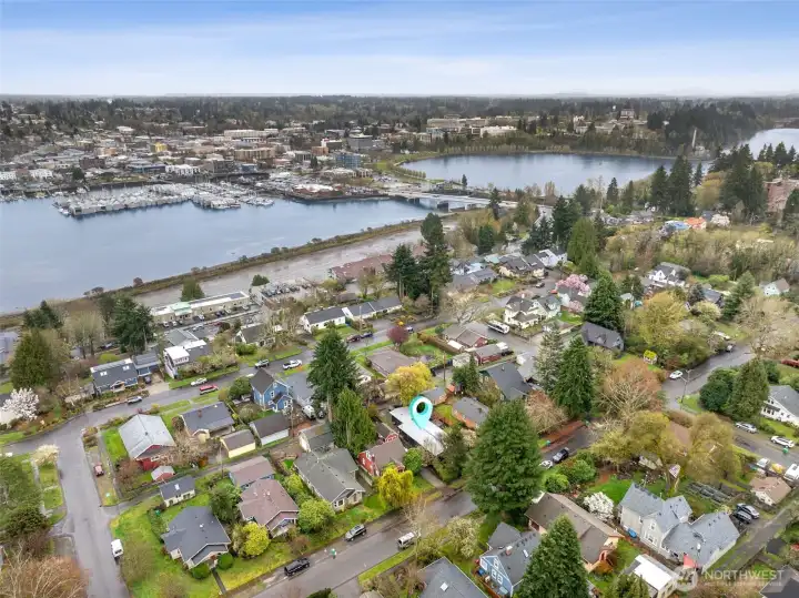 Close Proximity to the Budd Inlet and Capital Lake