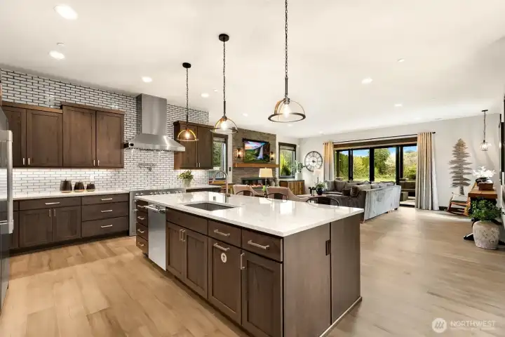 AGA 48" Induction Range with 5 Induction Heating Elements and 3 Ovens