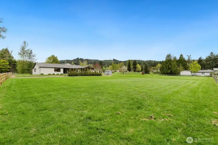 Nearly 2 acres for your personal enjoyment...bring your horses!