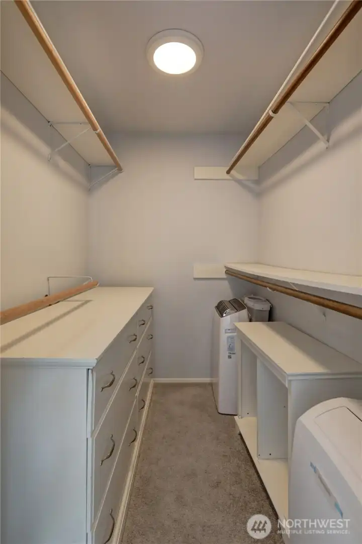 Attached Walk-in Closet