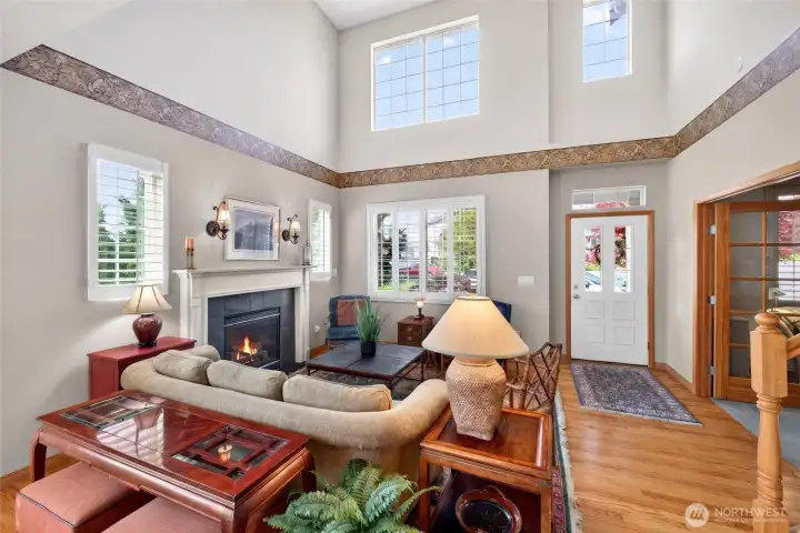 The home is flooded with plenty of natural light!
