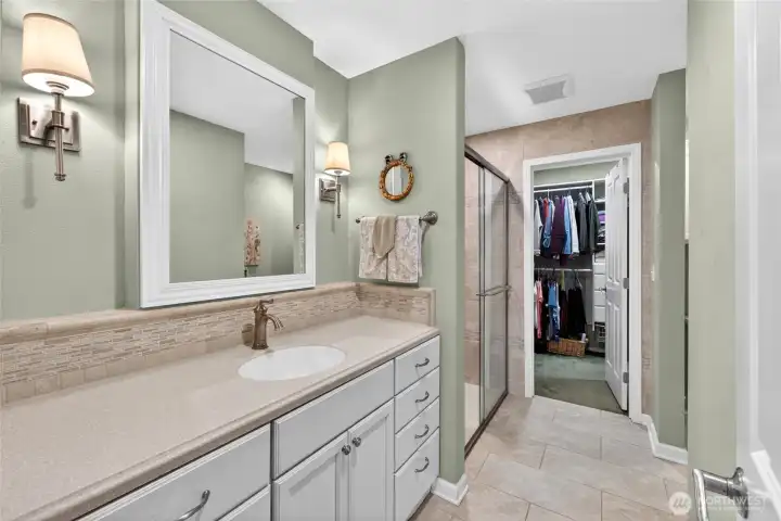 Heated tile floors!