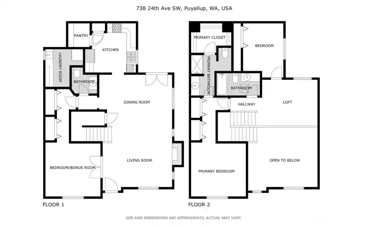 Floorplan doesn't include the attached garage