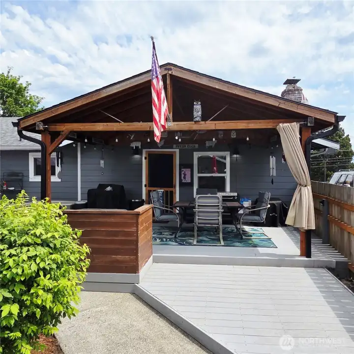 Built in Covered Patio