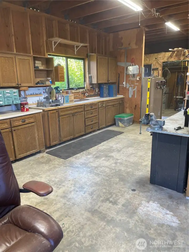 Shop Area of Detached Garage