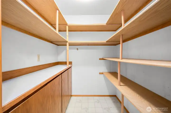 Extra large Walk in pantry Extra large Walk in pantry