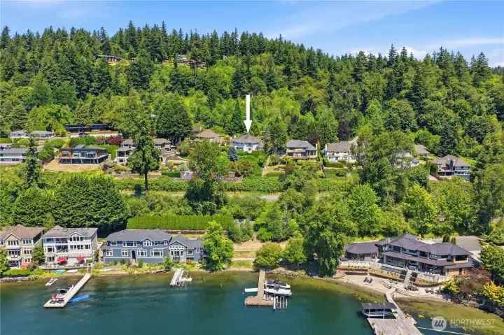 Drone Waterfront View Drone Waterfront View