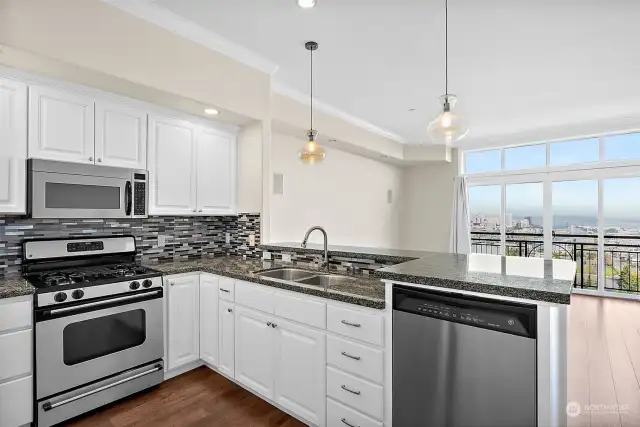 Stone Counter Tops. Look at the Views.