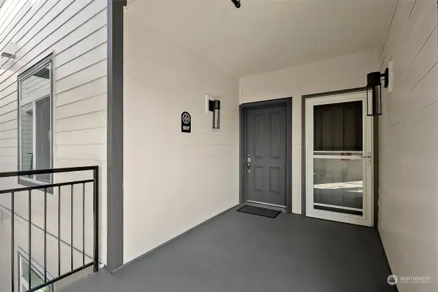 Entrance to  You're New Home.