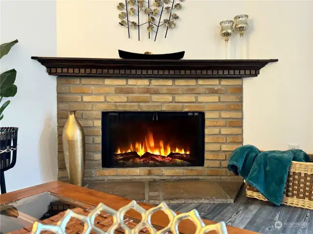 Wood Burning Fireplace