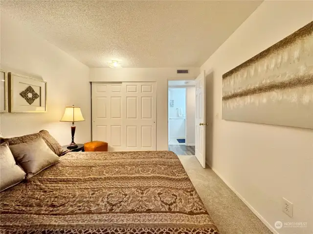 Large Closets in both rooms.