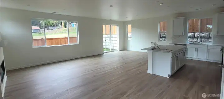 Great Room out to your backyard