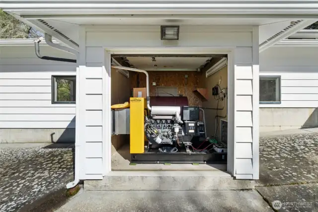 New Diesel generator with its own tank.