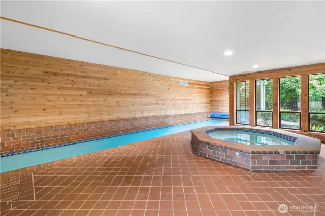 Ambiance Lighting: Illuminated pool and outdoor spaces enhance evening leisure.