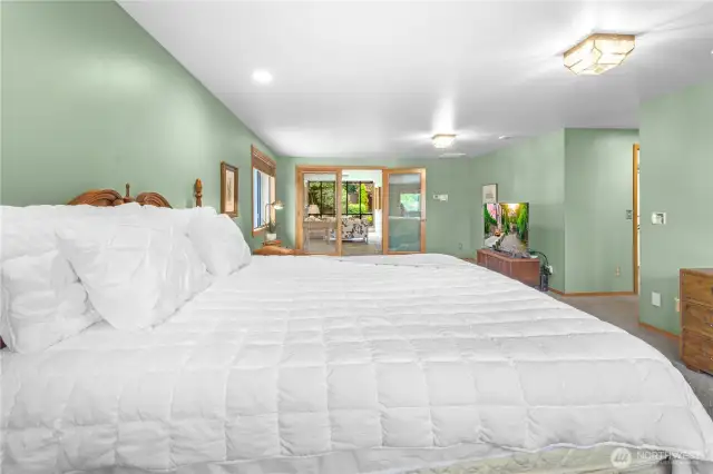 Alternate View of the Primary Suite: A different perspective highlighting the room's generous proportions and inviting ambiance.