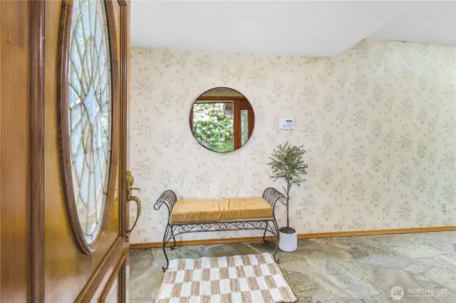 Grand Architectural Entrance: An impressive and welcoming entry that sets the tone for refined living.