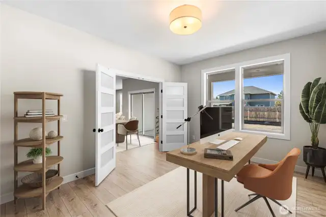 Versatile Office/Den - or Bonus Rm