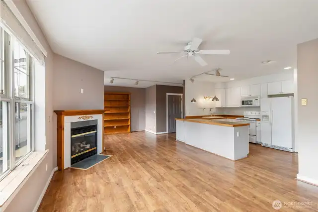 Open Living and Kitchen Design