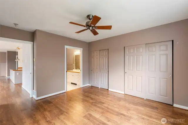 Main Bedroom View toward Bathroom