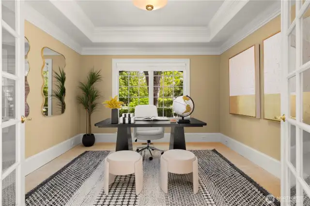 Office/flex space just off the family room.