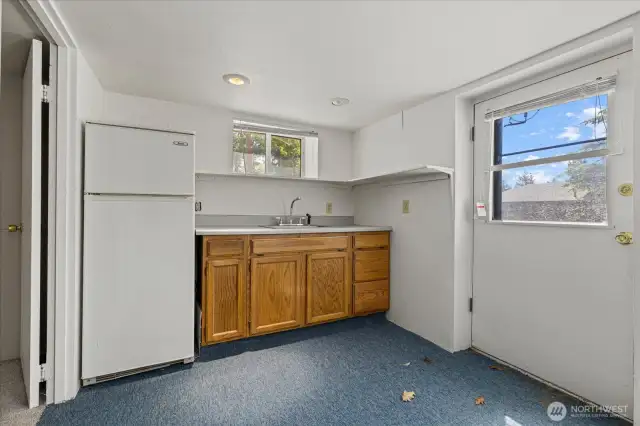Downstairs kitchenette