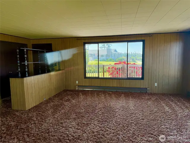 Living room and formal door