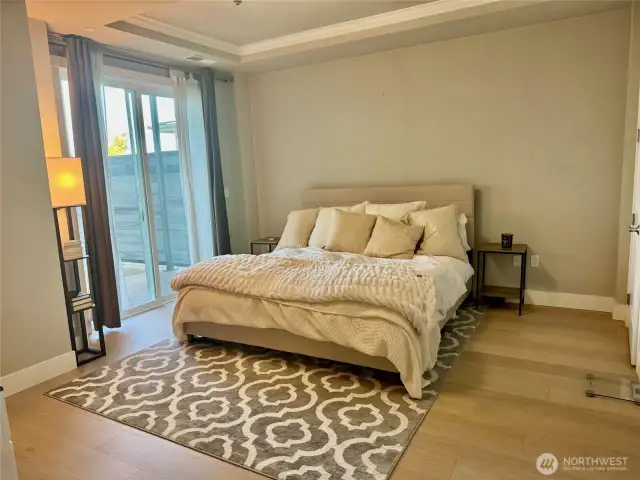 Primary suite with large full bath and walk-in closet!