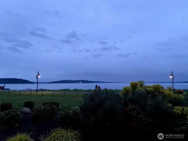 Relax while enjoying the amazing evening views.