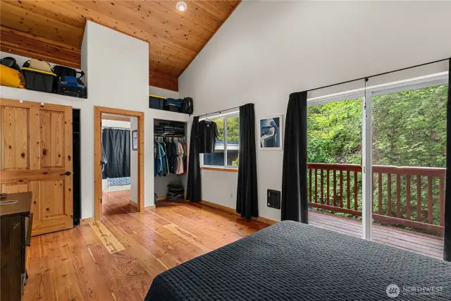 This bedroom feels like a tucked-away treehouse - designed for both restful escapes and everyday ease.