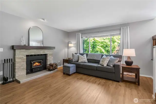 Enjoy Abundant Natural Light and a View of Nature Right from the Living Room!