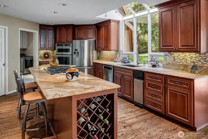 Bright Kitchen with Garden Window