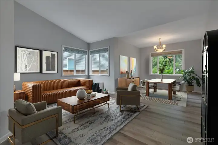 This photo is virtually staged.