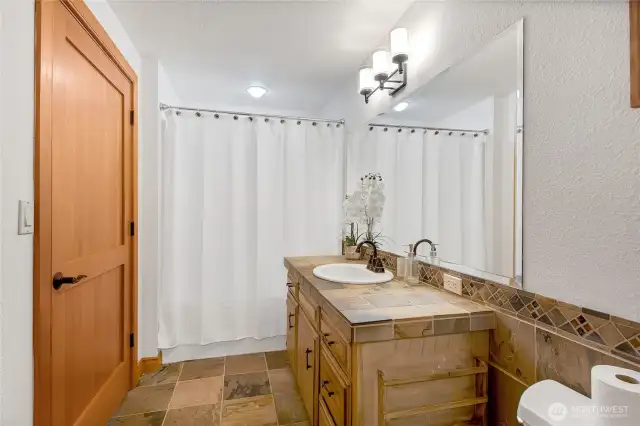 Primary Bath with Accessible doors