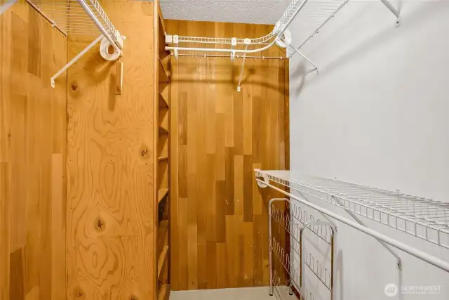 Primary walk in closet