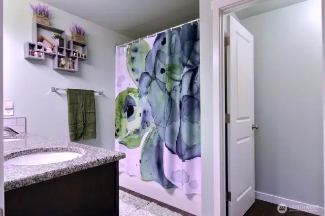 Main bathroom for 2nd/3rd bedroom and guests.