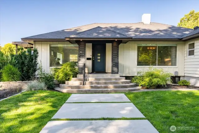 Welcoming front door
