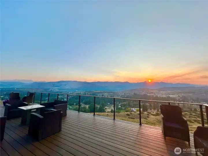 Commanding Mountain views stretch 240 degrees and will soothe your soul