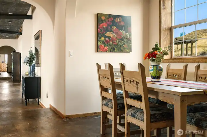 Casual Dining is cozy and convenient to Kitchen
