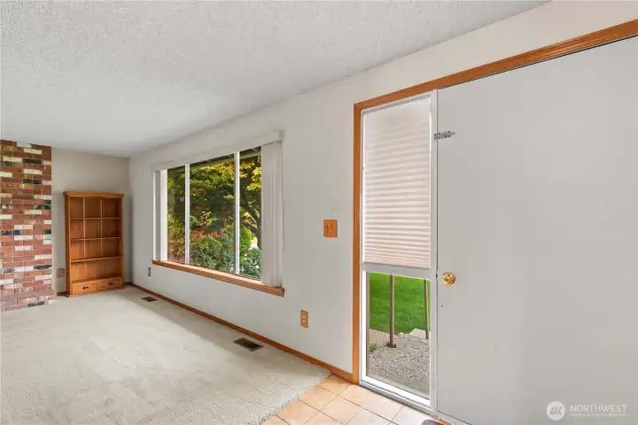 Entry to living room