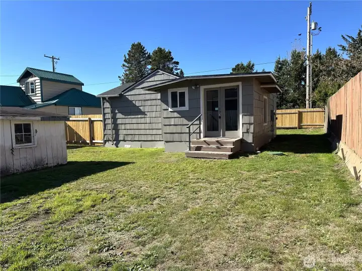 Back of home.