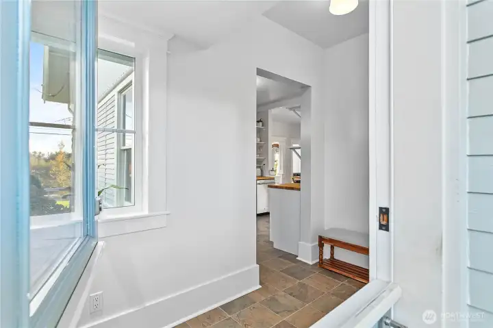 Dutch Door off mud room.